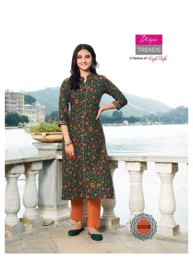 Gardencity 11 Fancy Ethnic Wear Rayon Designer Kurti Latest Collection
